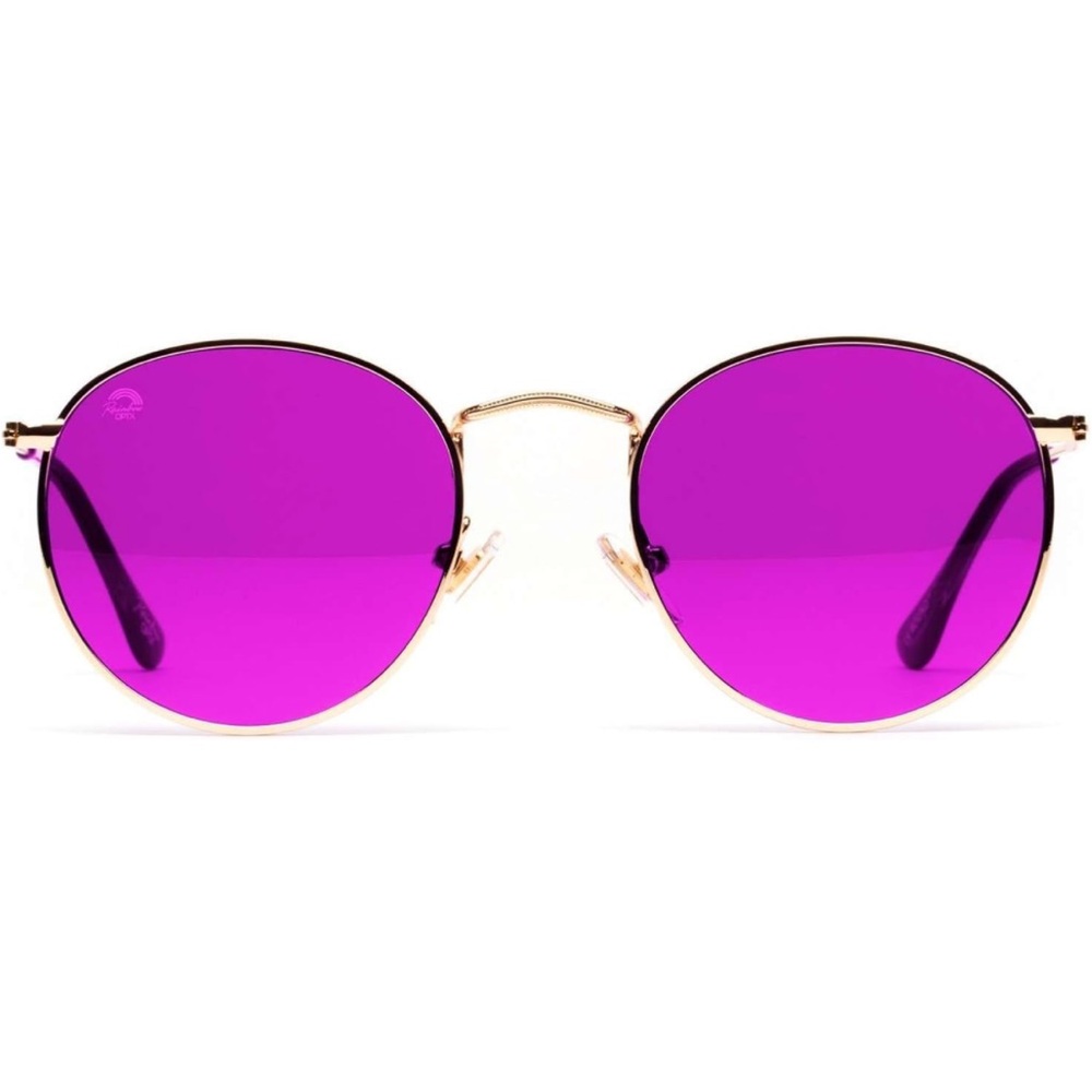 RainbowRx magenta round sunglasses
